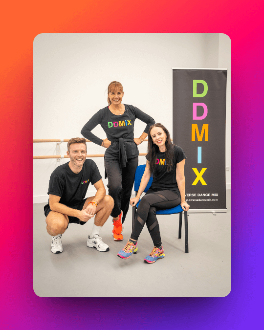 Dame Darcey Bussell and the DDMIX crew at Royal Academy for Dance live stream with Bee Digital marketing to schools agency.png