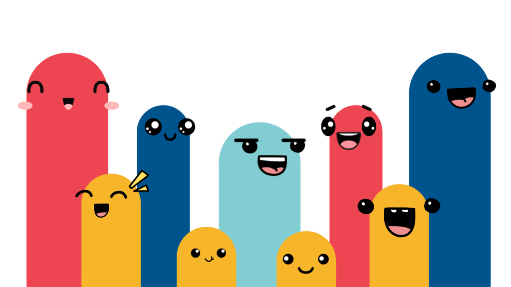 A group of Happy teacher characters 1