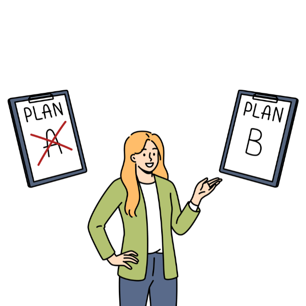 Sales are flat illustration