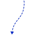 Curve arrow down left