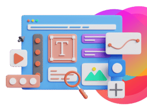 Bee Digital - marketing to schools - website design 3D illustration