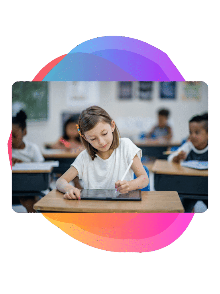 A young girl working on an iPad - Bee Digital marketing agency