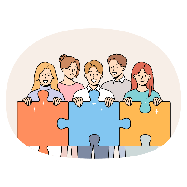 Putting the jigsaw together illustration