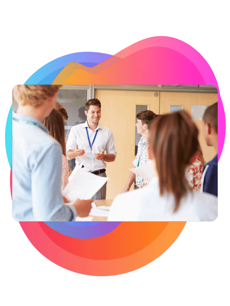 A staff meeting in a school - Bee Digital marketing agency