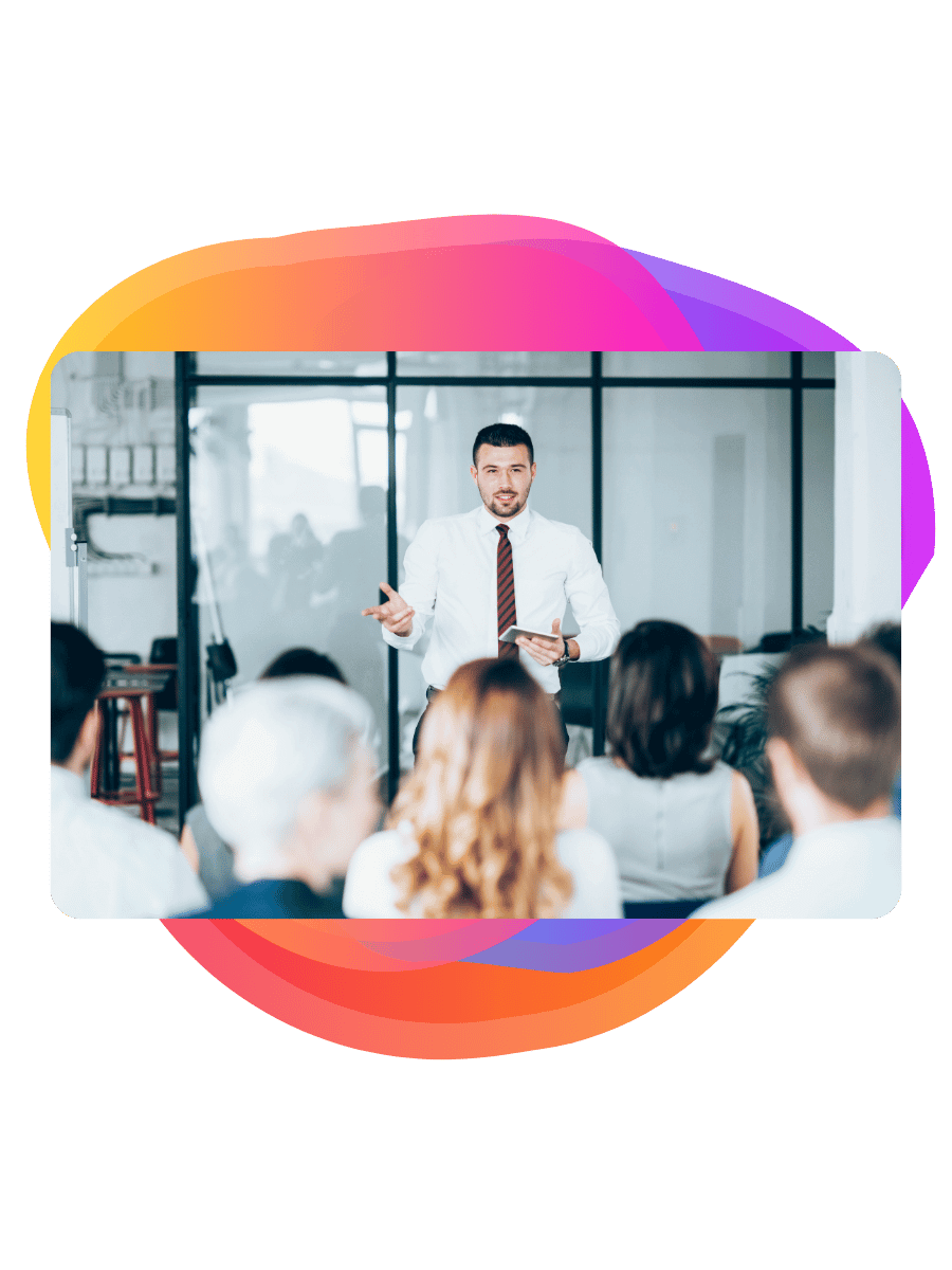 A demo to a group of teachers - Bee Digital marketing agency