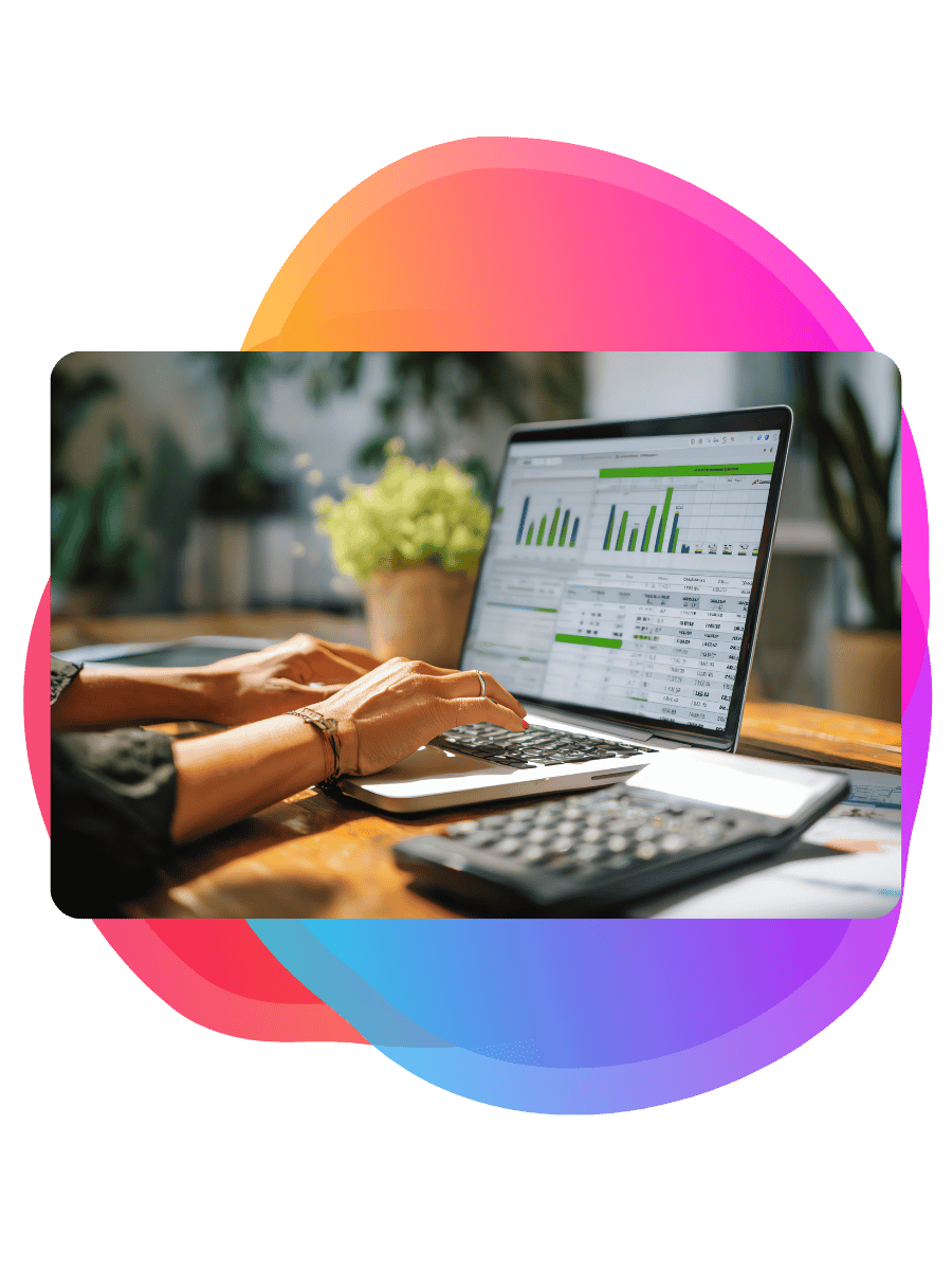 A school office manager using an MIS dashboard