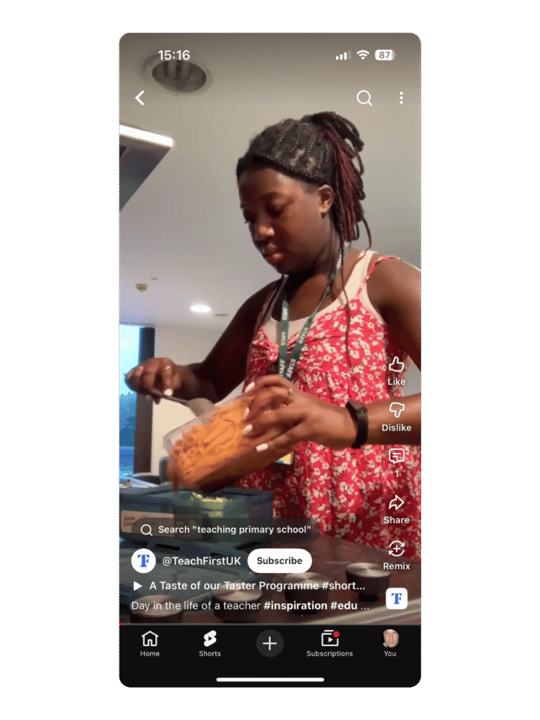 TeachFirst UK - Youtube